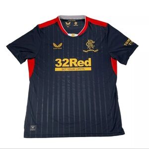 Official Glasgow Rangers FC 150th Anniversary Away Shirt Jersey 21/22 Size XXL